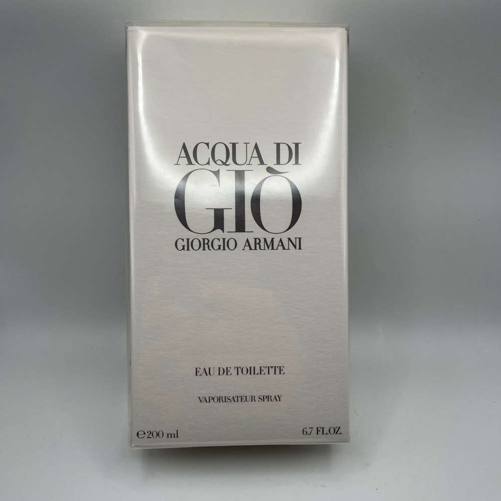 Giorgio Armani Acqua Di Gio 6.7oz Eau De Toilette Spray Brand New Sealed
